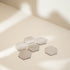 Handmade Real Marble Drink Coasters – 3 Shapes, 4 Natural Colours - Coastal Villa Homeware